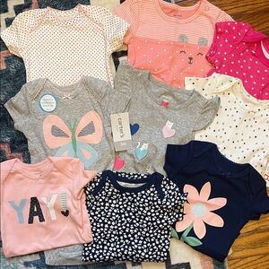 Carter's Colorful Baby Onesies Collection (3m)